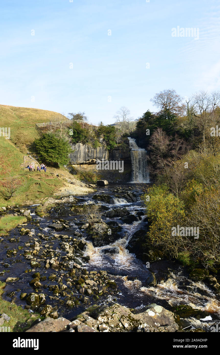 Thornton vigueur sur la rivière Twiss, Ingleton, Yorkshire du Nord Banque D'Images