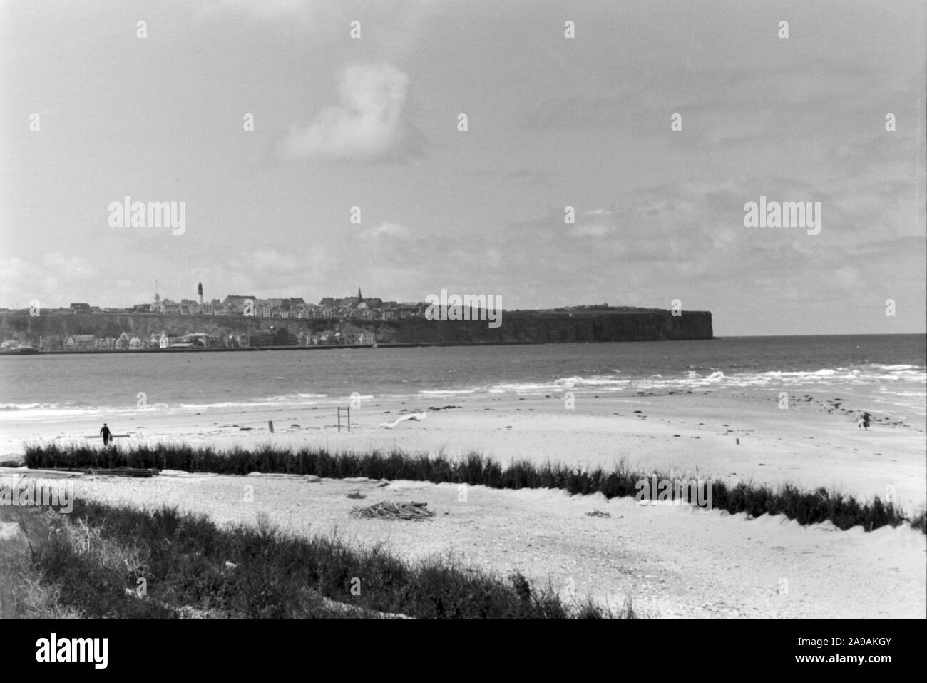 Un voyage à l'île de Helgoland, Allemagne 1930. Banque D'Images