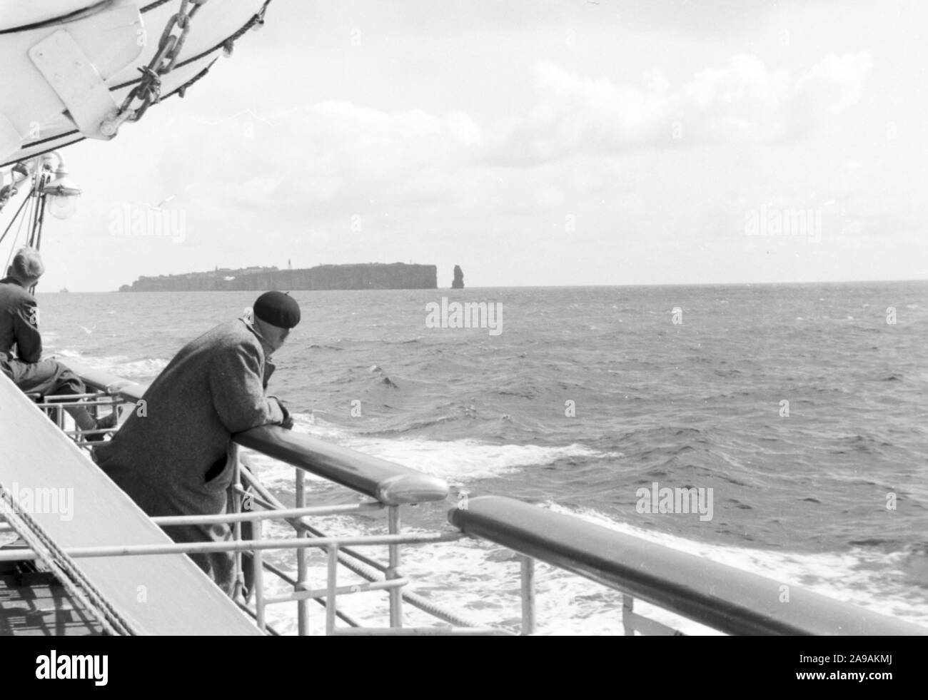 Un voyage à l'île de Helgoland, Allemagne 1930. Banque D'Images