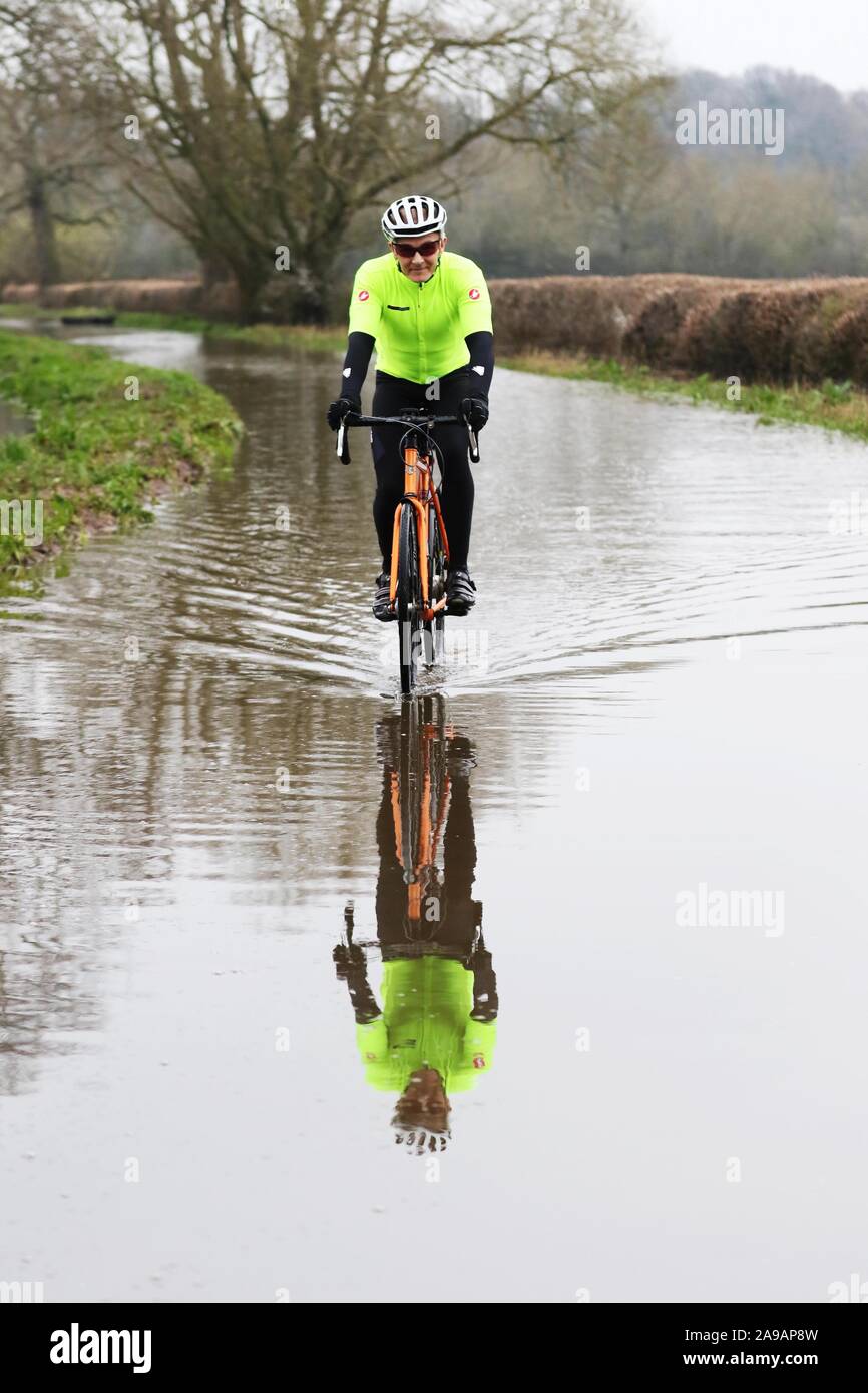 Inondations dans la Loire - sans date d'images d'archives photo par Antony Thompson - Mille Mot de média, pas de ventes, pas de syndication. Pour plus de contact Banque D'Images