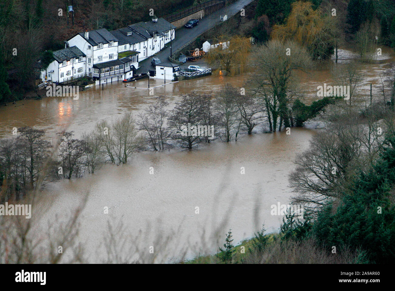 Inondations dans la Loire - sans date d'images d'archives photo par Antony Thompson - Mille Mot de média, pas de ventes, pas de syndication. Pour plus de contact Banque D'Images