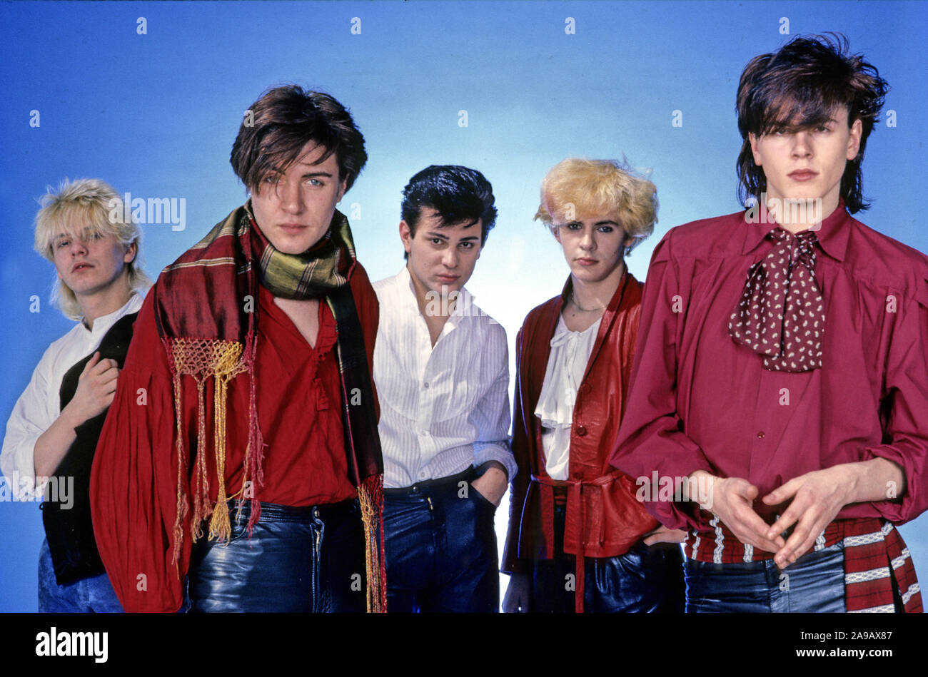Duran Duran, Londres 1981. Banque D'Images