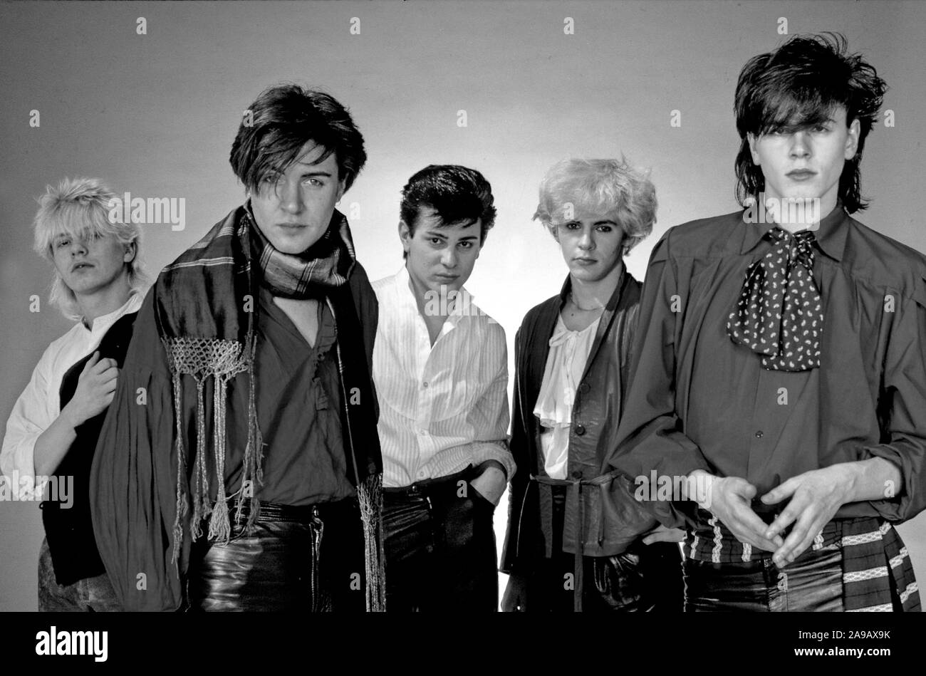 Duran Duran, Londres 1981. Banque D'Images