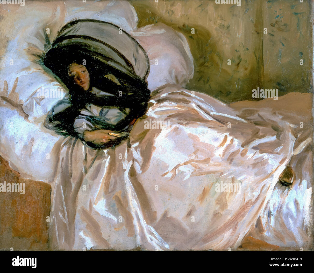 John Singer Sargent, la moustiquaire, peinture, 1912 Banque D'Images