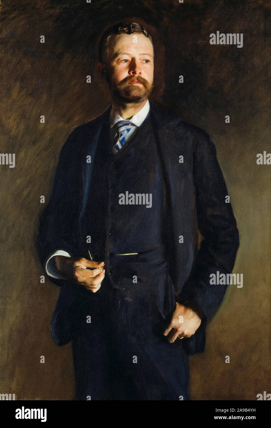 John Singer Sargent, Henry Cabot Lodge, portrait, 1890 Banque D'Images