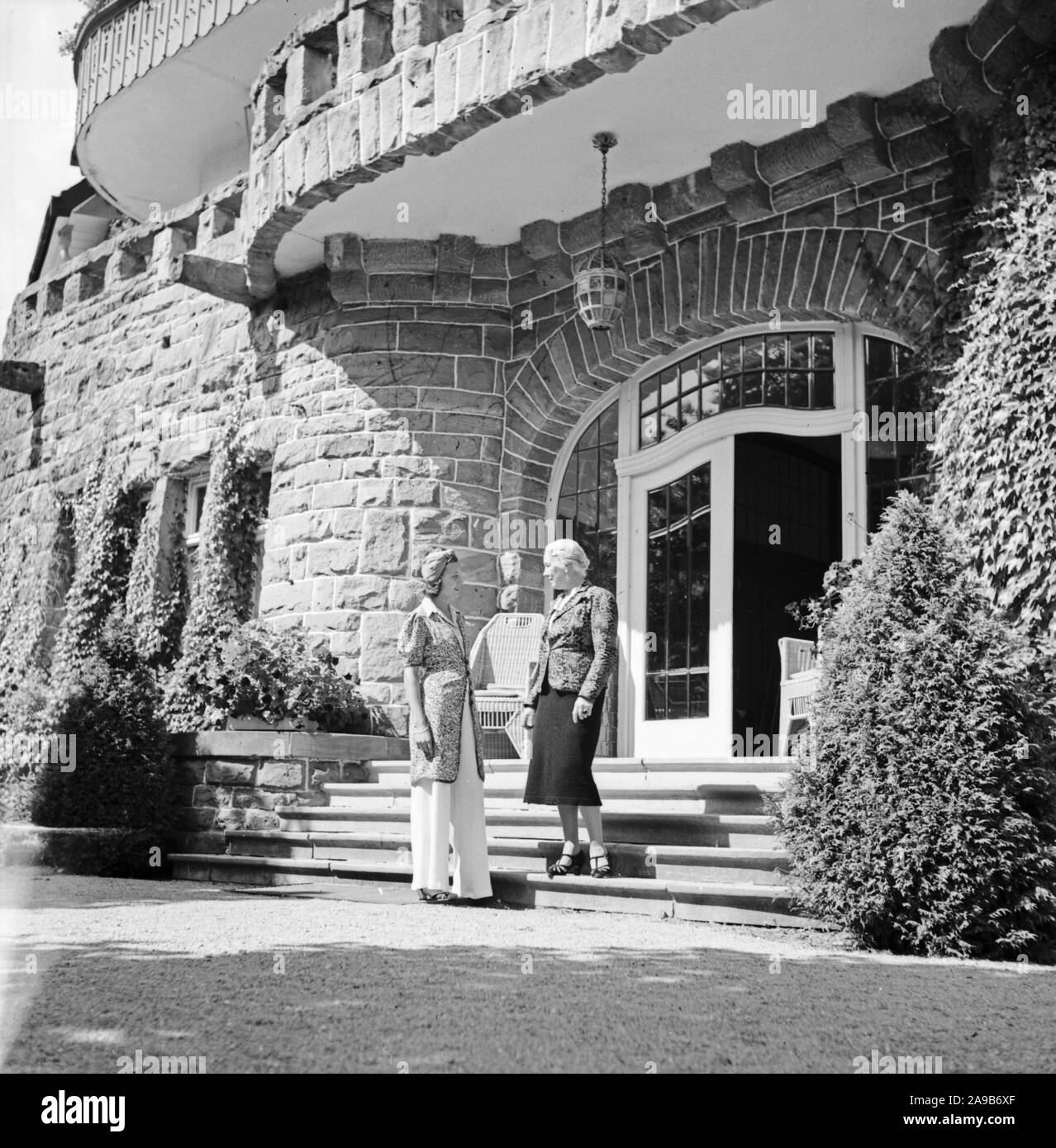 L'été dans la Forêt-Noire, Allemagne 1930. Banque D'Images