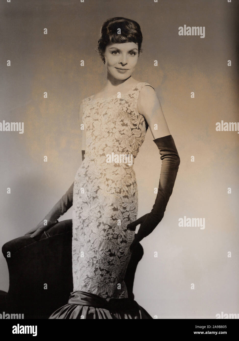 Lore Hartling, deutsche Schauspielerin, Deutschland späte 1950er Jahre. L'actrice allemande Lore Hartling, Allemagne fin des années 50. Banque D'Images