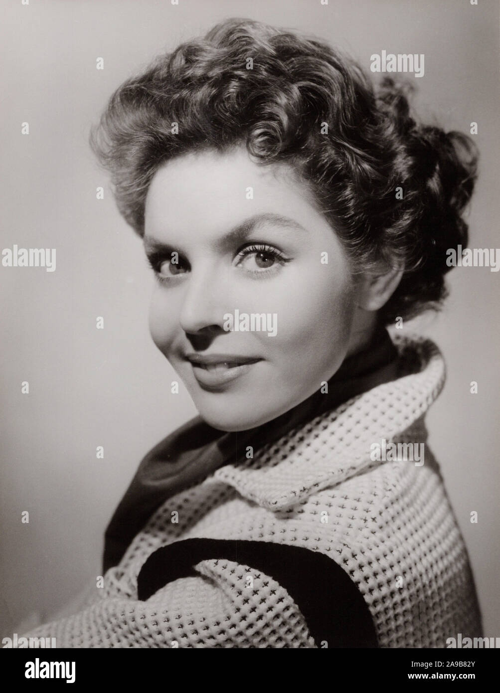 Lore Hartling, deutsche Schauspielerin, Deutschland späte 1950er Jahre. L'actrice allemande Lore Hartling, Allemagne fin des années 50. Banque D'Images