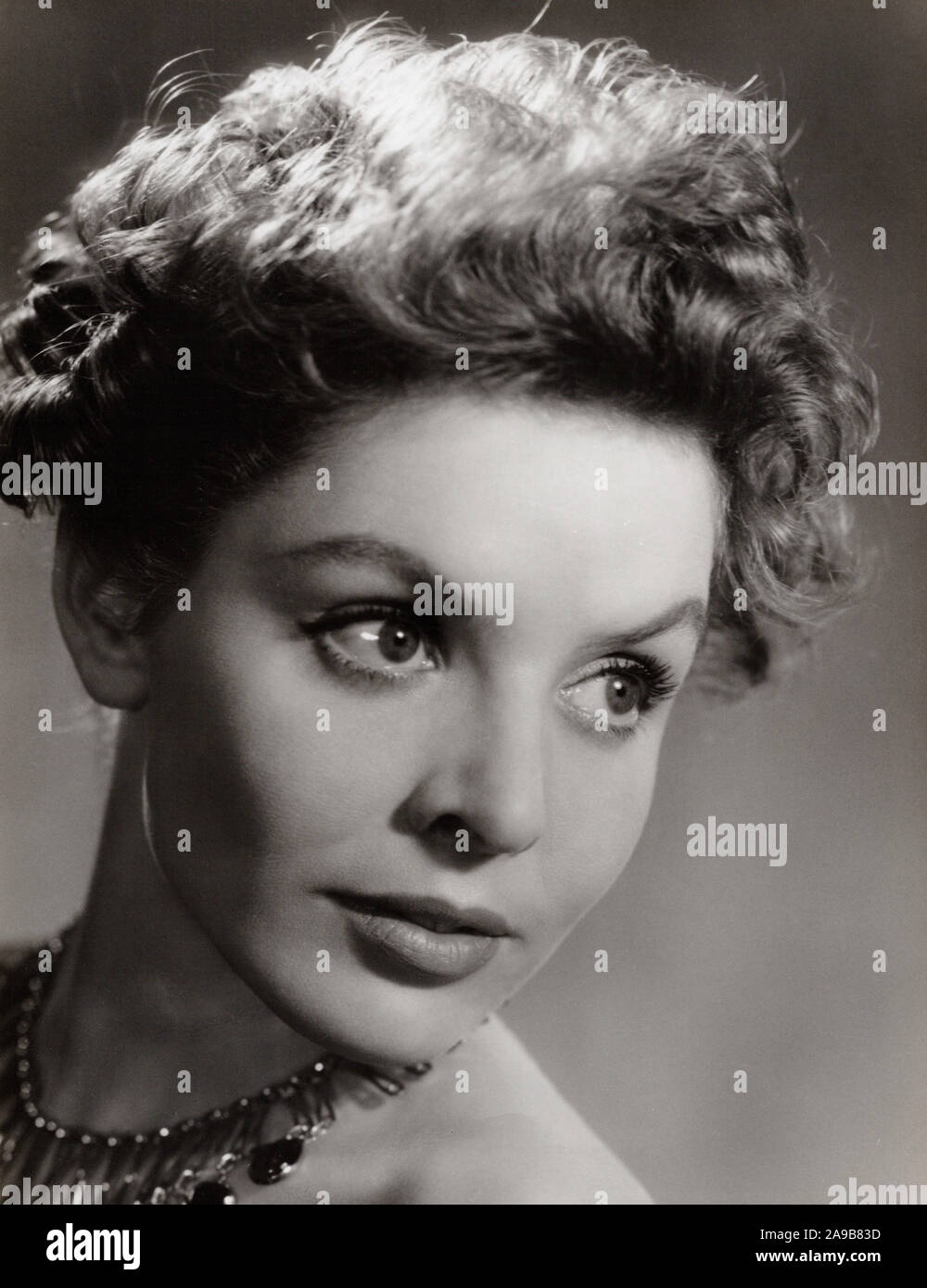 Lore Hartling, deutsche Schauspielerin, Deutschland späte 1950er Jahre. L'actrice allemande Lore Hartling, Allemagne fin des années 50. Banque D'Images