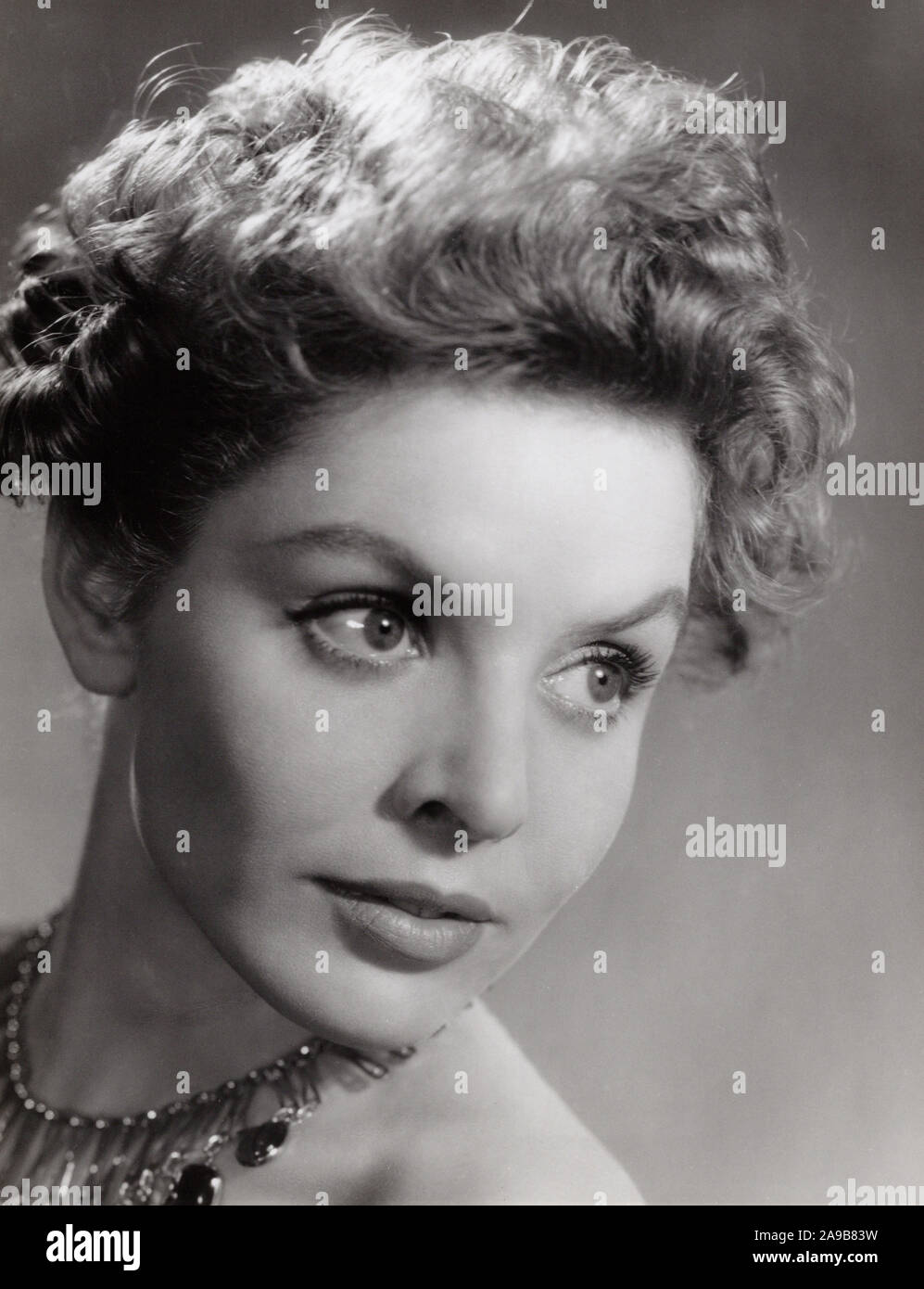 Lore Hartling, deutsche Schauspielerin, Deutschland späte 1950er Jahre. L'actrice allemande Lore Hartling, Allemagne fin des années 50. Banque D'Images