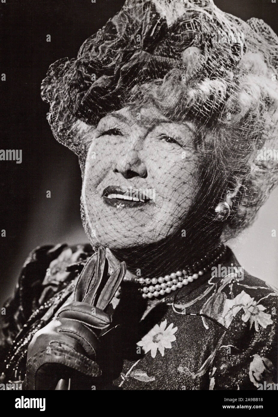 Ida Wüst, deutsche Schauspielerin 1950er Jahre, Deutschland. L'actrice allemande Ida Wuest, l'Allemagne des années 1950. Banque D'Images