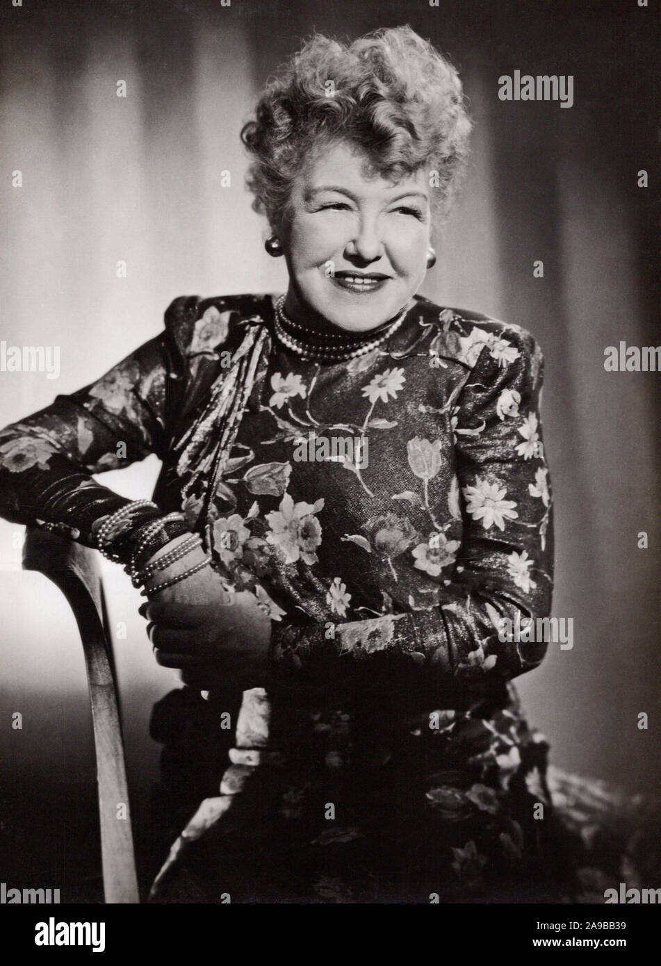 Ida Wüst, deutsche Schauspielerin 1950er Jahre, Deutschland. L'actrice allemande Ida Wuest, l'Allemagne des années 1950. Banque D'Images