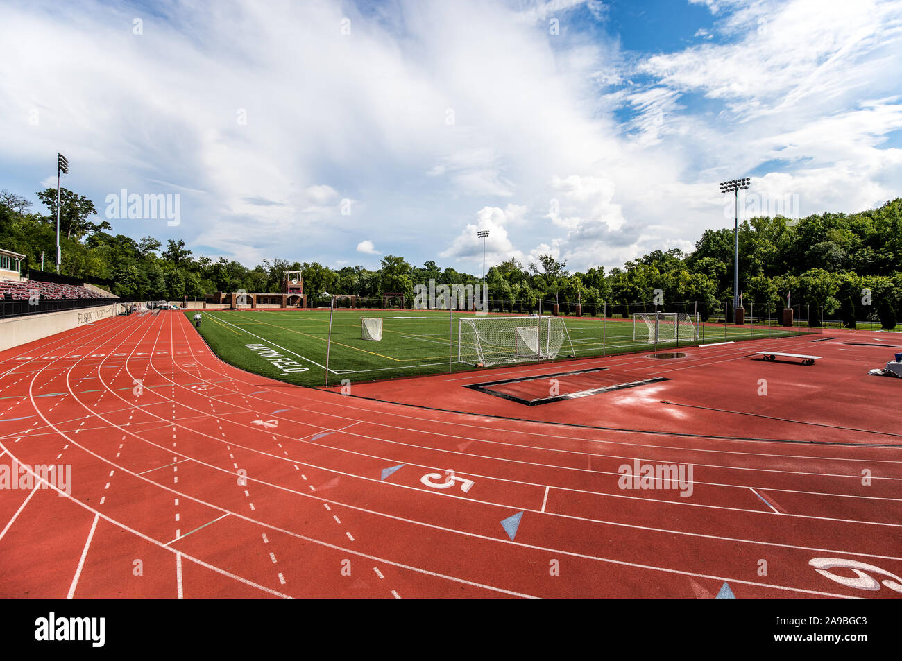 En 2007, l'Owsley B. Frazier Stadium sur le campus de l'Université Bellarmin. Ce stade est utilisé pour le soccer, le hockey, la crosse, T & F. Banque D'Images