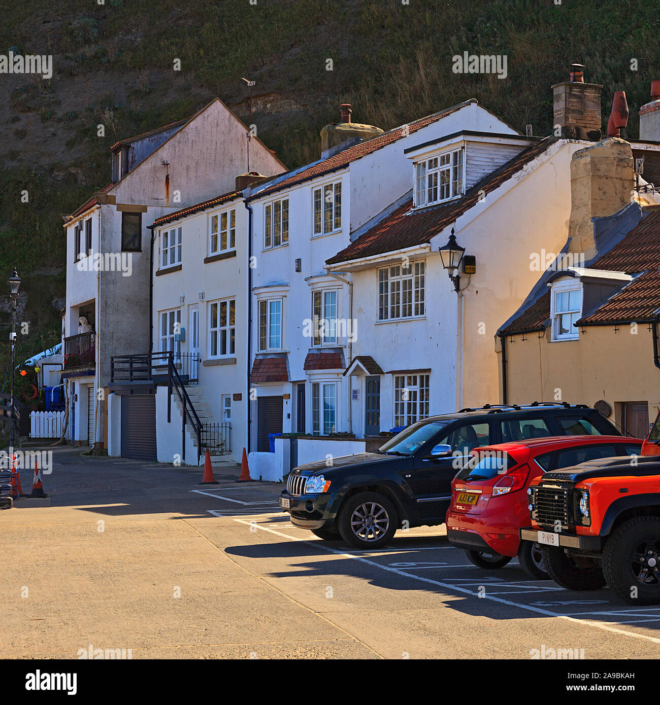 Staithes Port North Yorkshire Banque D'Images