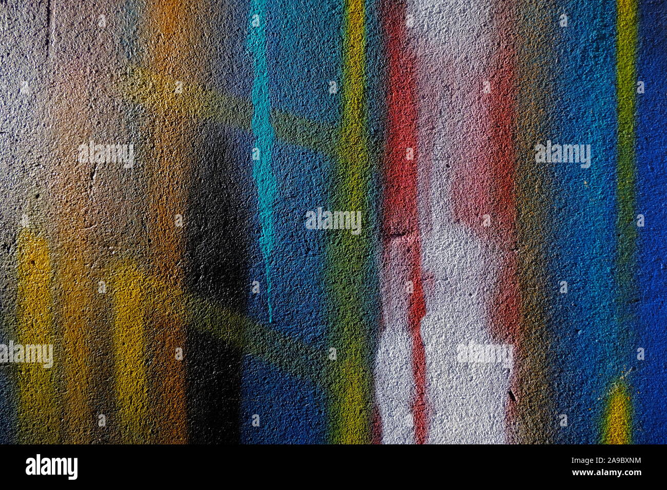 Close up of Graffiti sur mur Banque D'Images