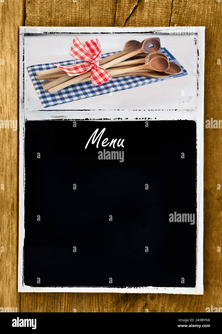 Menu Banque D'Images