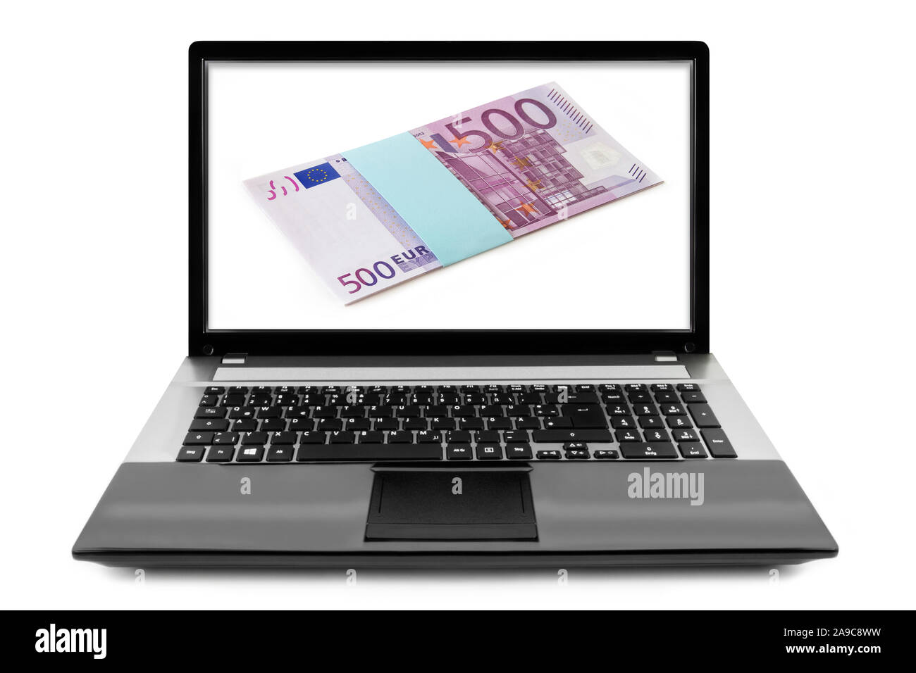 Notebook - Euro Banque D'Images