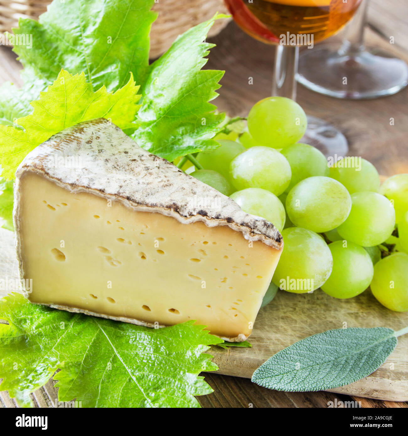 Wein und Käse Banque D'Images