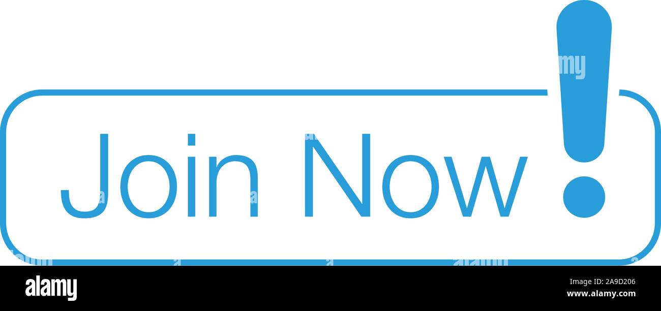 Bouton Web avec exclamation. peut être utilisé pour des bannières de site web, blogs, les mises à jour du contenu et actualités, formulaires web. Stock Vector illustration Illustration de Vecteur