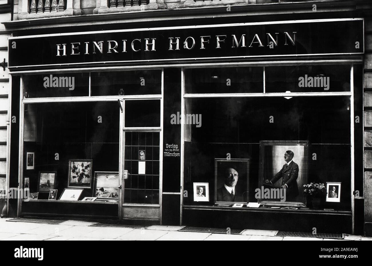 Eva Braun Collection (devet) - Heinrich Hoffmann Art Studio et boutique ca. fin des années 30 ? Banque D'Images