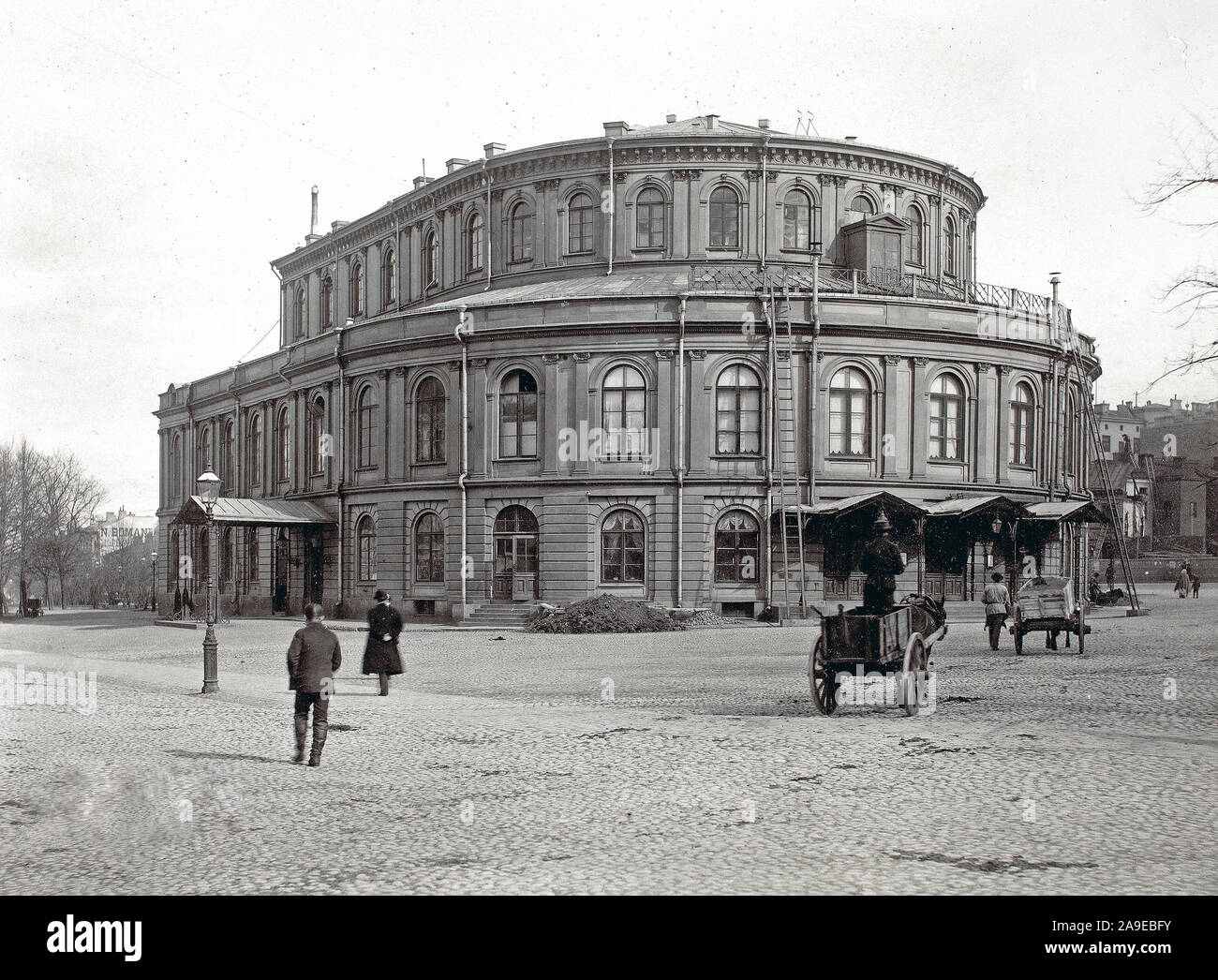 Le Théâtre suédois d'Helsinki ca. 1906 Banque D'Images
