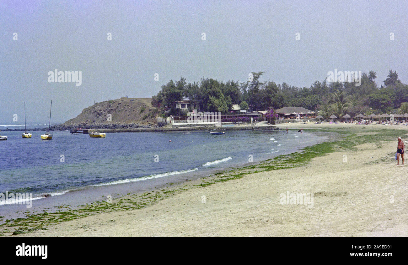 Plage de N'Gor en 1973 Banque D'Images