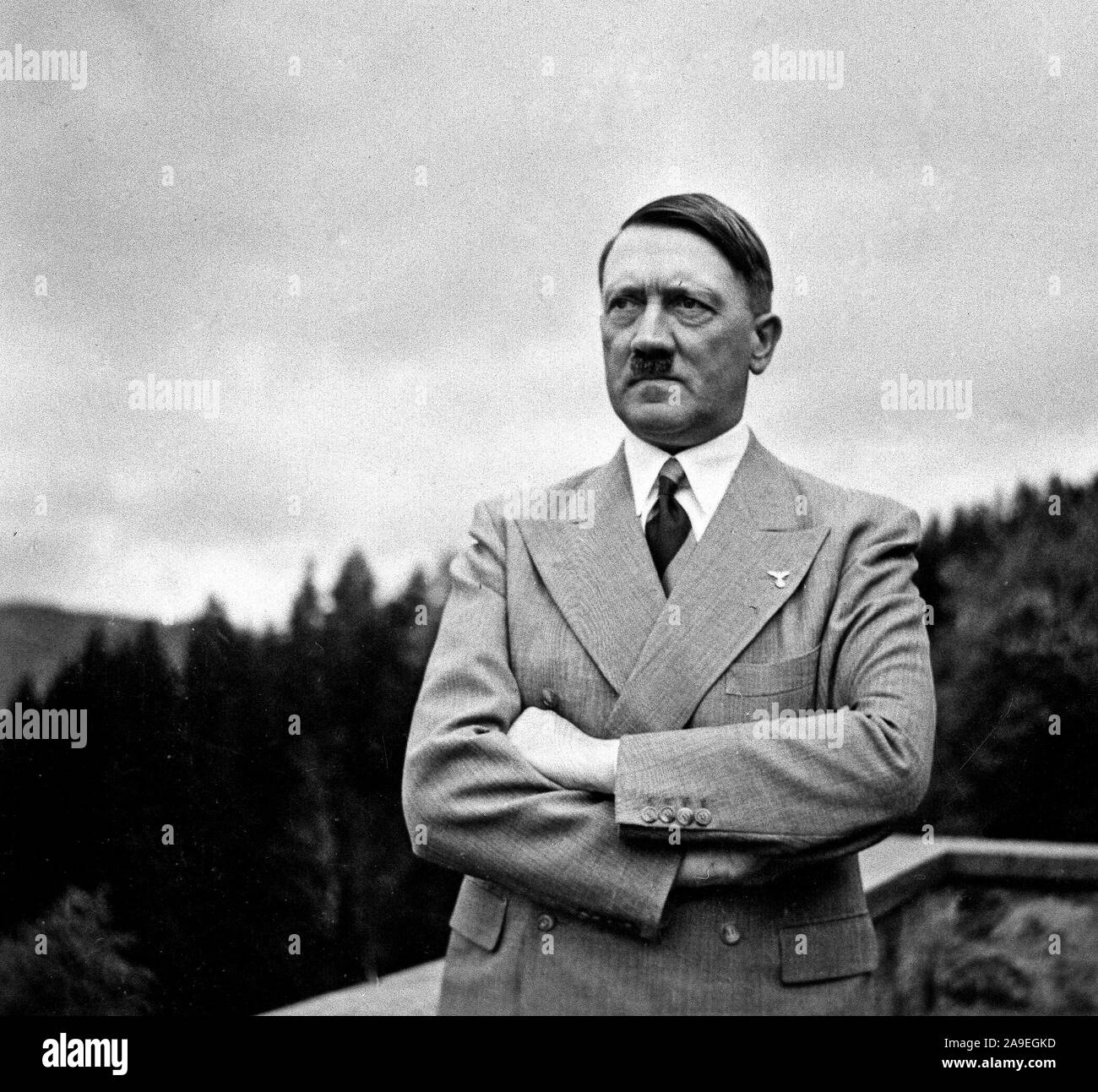 Eva Braun Collection (sest) - photo de Candide Adolf Hilter ca. fin des années 1930 ou au début des années 1940) Banque D'Images