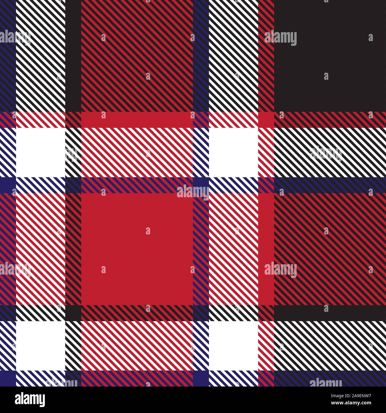 Moderne classique Tartan Plaid Pattern transparente dans le Vector - c'est un classique à carreaux, à carreaux, motif tartan approprié pour tee shirt, tissu Illustration de Vecteur