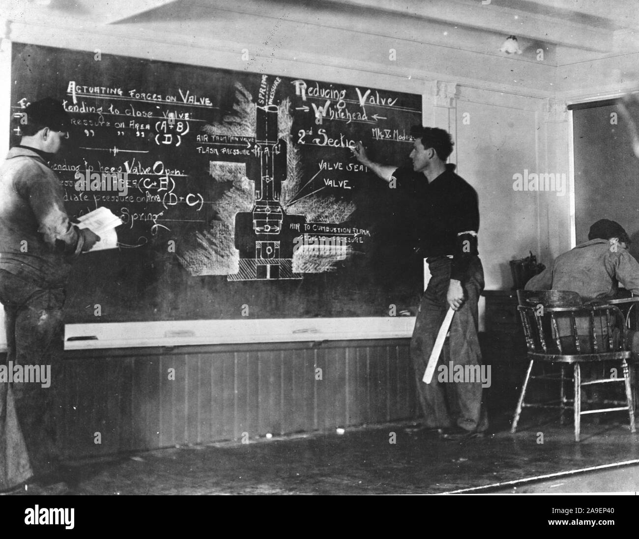 Les marins de la Marine Américaine en 1918-1919 classe durant la PREMIÈRE GUERRE MONDIALE Banque D'Images