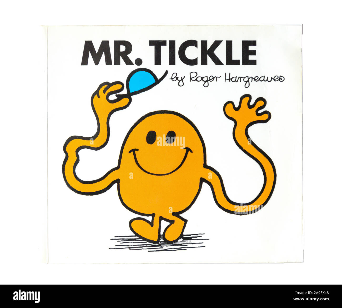 Mr Tickle de Mr Men series children's book par Roger Hargreaves, Greater London, Angleterre, Royaume-Uni Banque D'Images