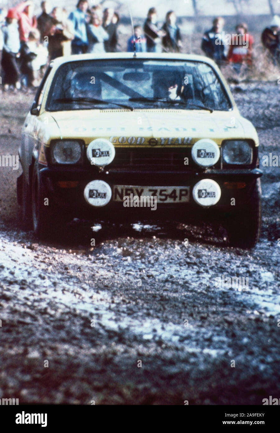 Rallye automobile 1975, Angleterre du Nord, Royaume-Uni Banque D'Images