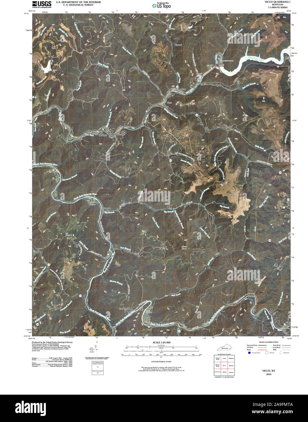 Carte vicco kentucky Banque de photographies et d’images à haute résolution Alamy