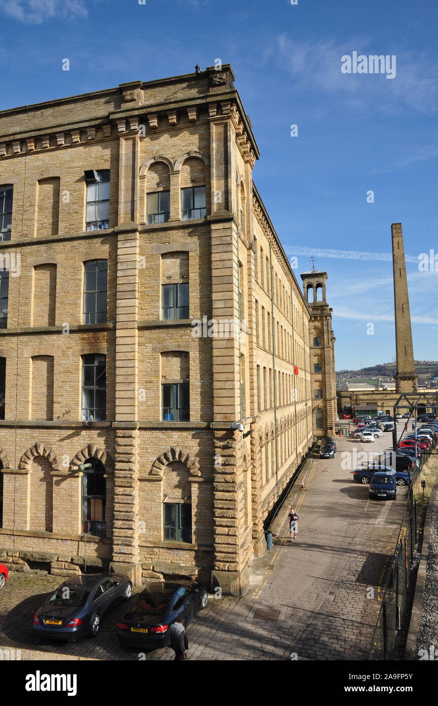 Salt's Mill, Saltaire, West Yorkshire Banque D'Images