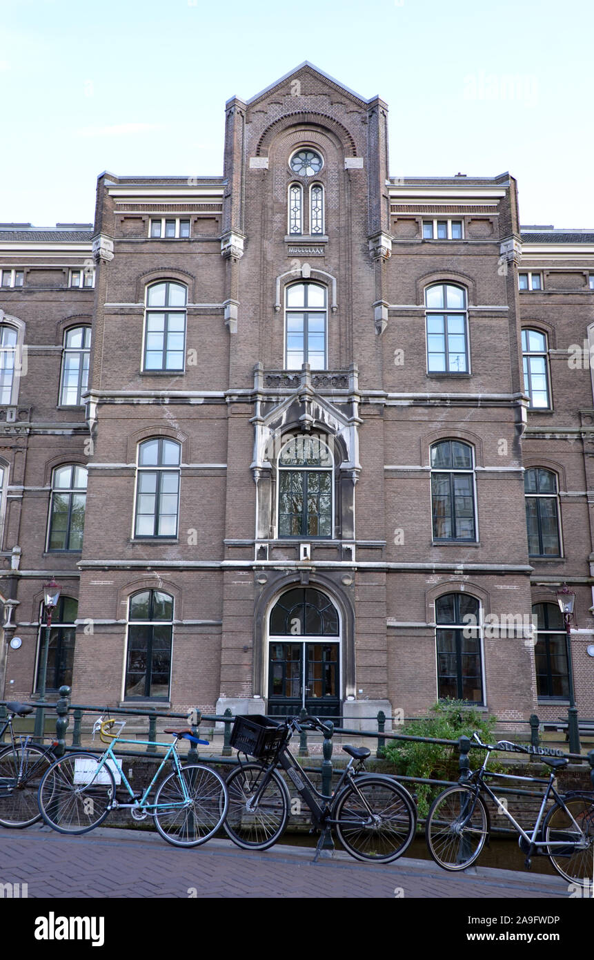 Bâtiment de l'Université d'Amsterdam, Pays-Bas Banque D'Images