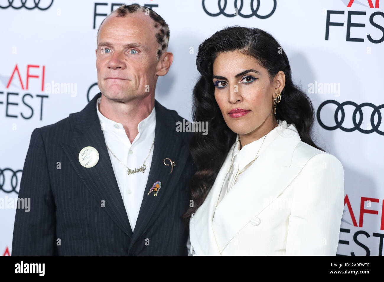Hollywood, États-Unis. 14Th Nov, 2019. HOLLYWOOD, LOS ANGELES, CALIFORNIE, USA - Le 14 novembre : Brocante arrive à l'AFI FEST 2019 - Opening Night Gala - Première mondiale de Universal Pictures' 'Reine' Slim et tenue à l'IMAX Théâtre chinois de Grauman le 14 novembre 2019 à Hollywood, Los Angeles, Californie, États-Unis. (Photo par Xavier Collin/Image Crédit : Agence de Presse) L'agence de presse Image/Alamy Live News Banque D'Images