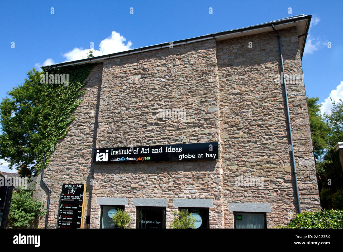 Le Globe à Hay, indépendant Arts Centre. Hay-on-Wye, Powys, Wales, UK Banque D'Images