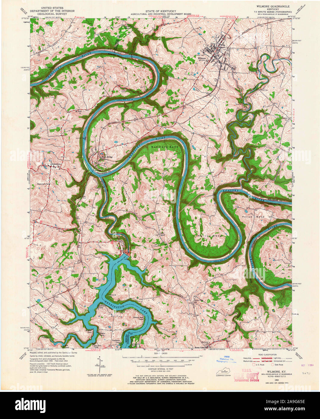 Mappa di wilmore Banque de photographies et d’images à haute résolution
