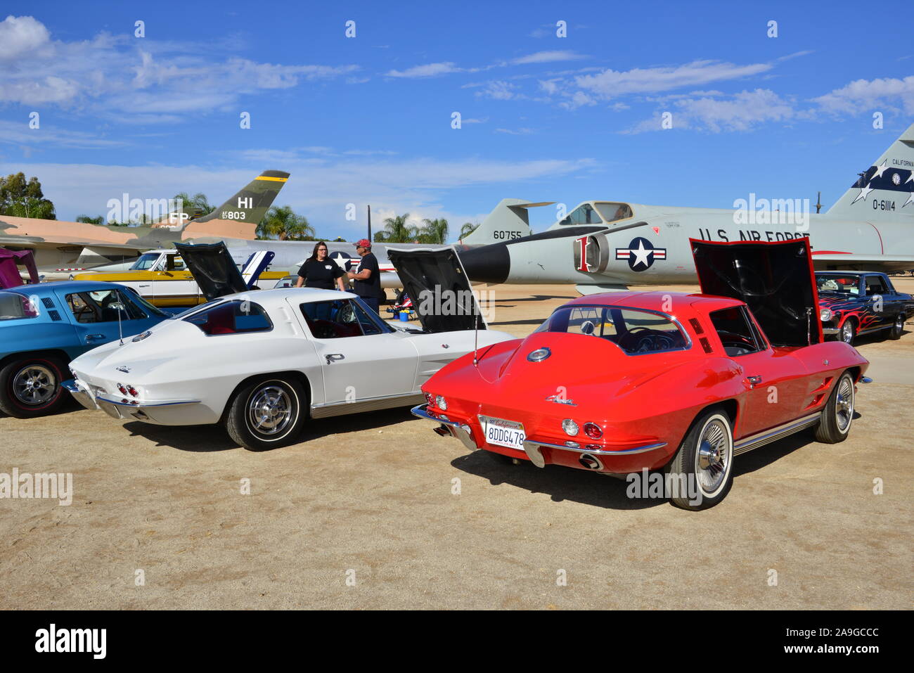 La Corvette Stingray 1963. Banque D'Images
