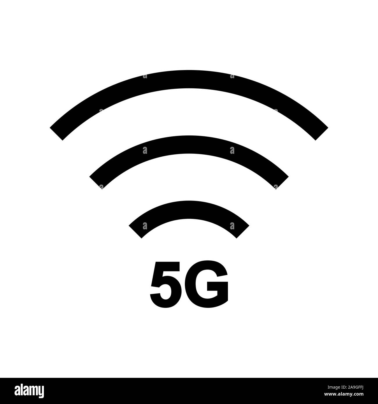 L'icône 5g avec wifi signe. Vector EPS10 Illustration de Vecteur