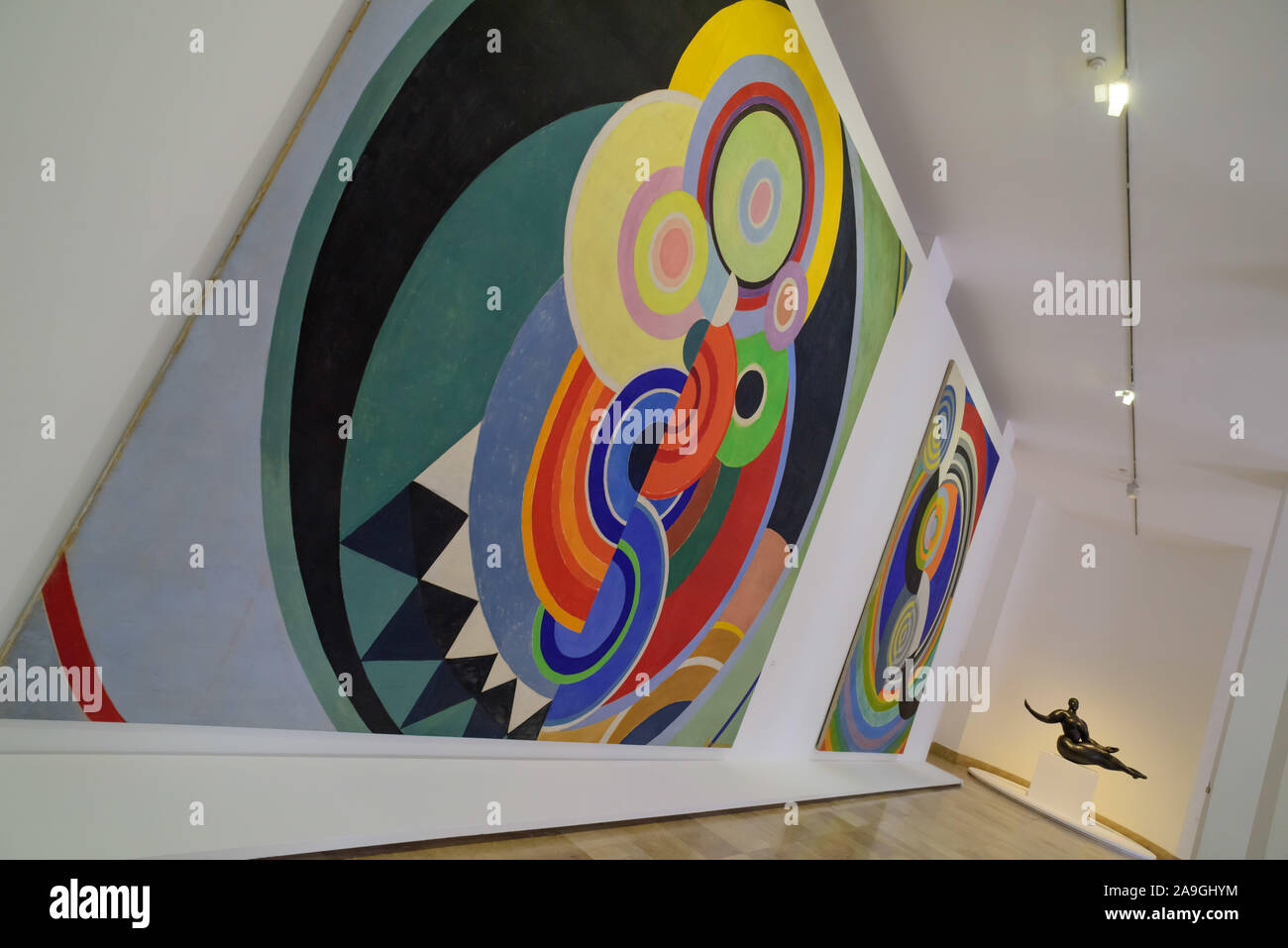 Palais de Tokyo Das ist ein von der französischen Regierung und der Stadt Paris unter der Bezeichnung Palais des Musées d'art moderne und initiiertes Banque D'Images