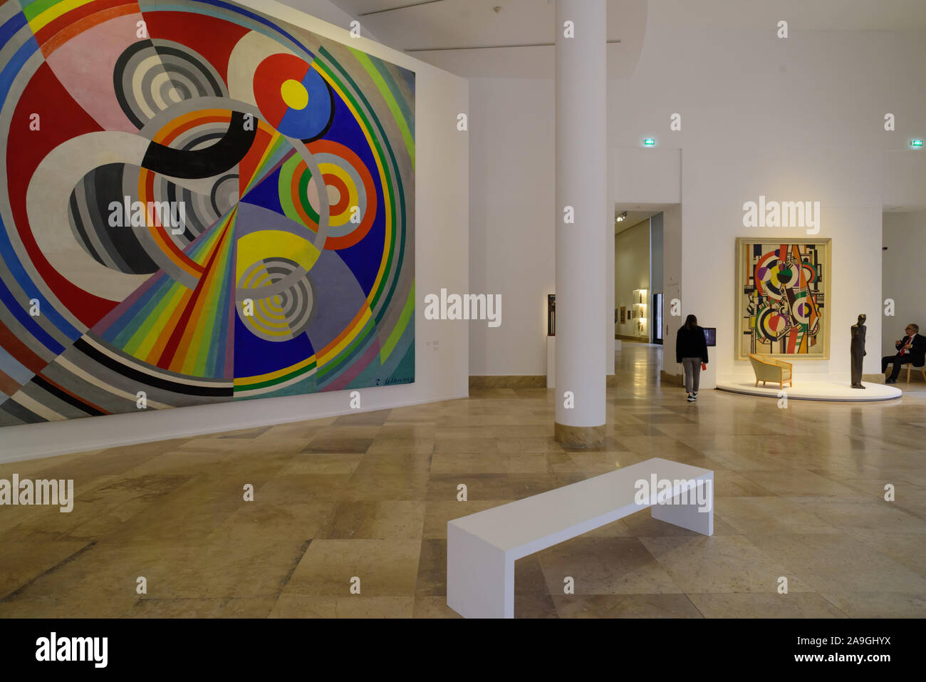 Palais de Tokyo Das ist ein von der französischen Regierung und der Stadt Paris unter der Bezeichnung Palais des Musées d'art moderne und initiiertes Banque D'Images