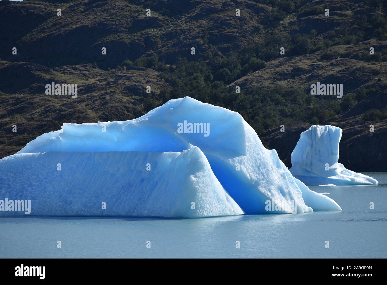 Glacier en Patagonie, Argentine Banque D'Images