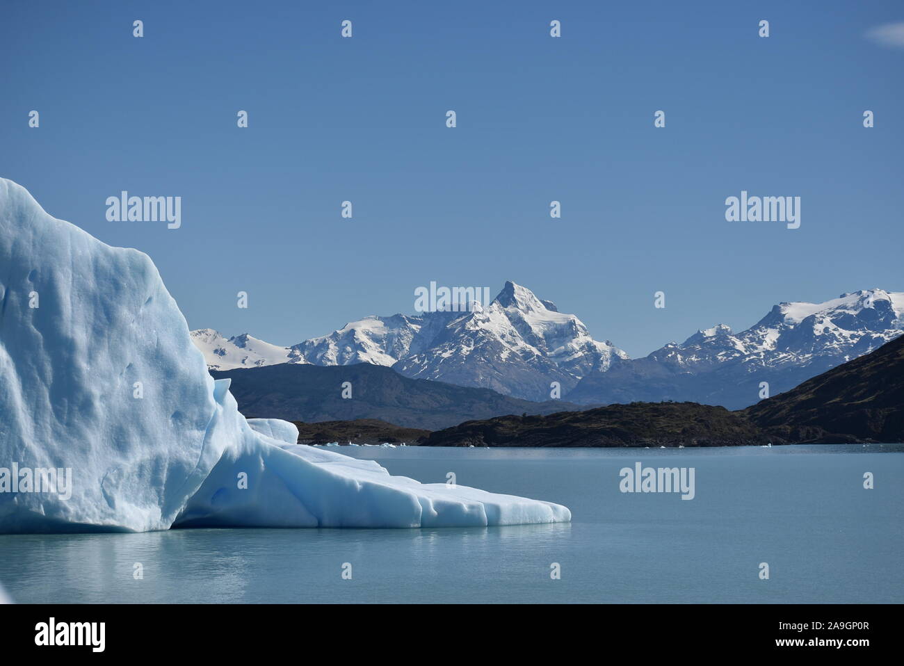 Glacier en Patagonie, Argentine Banque D'Images