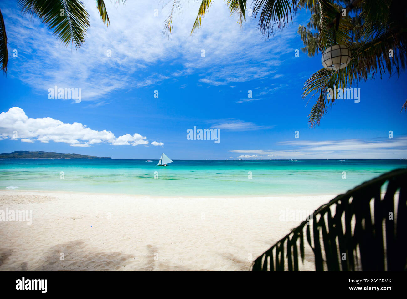 Boracay, Phillippinen, Insel Banque D'Images
