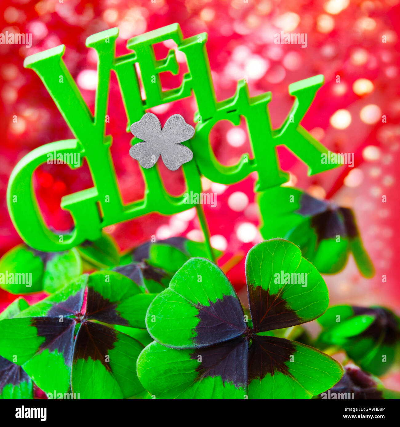 Viel Glück Banque d'image et photos Alamy