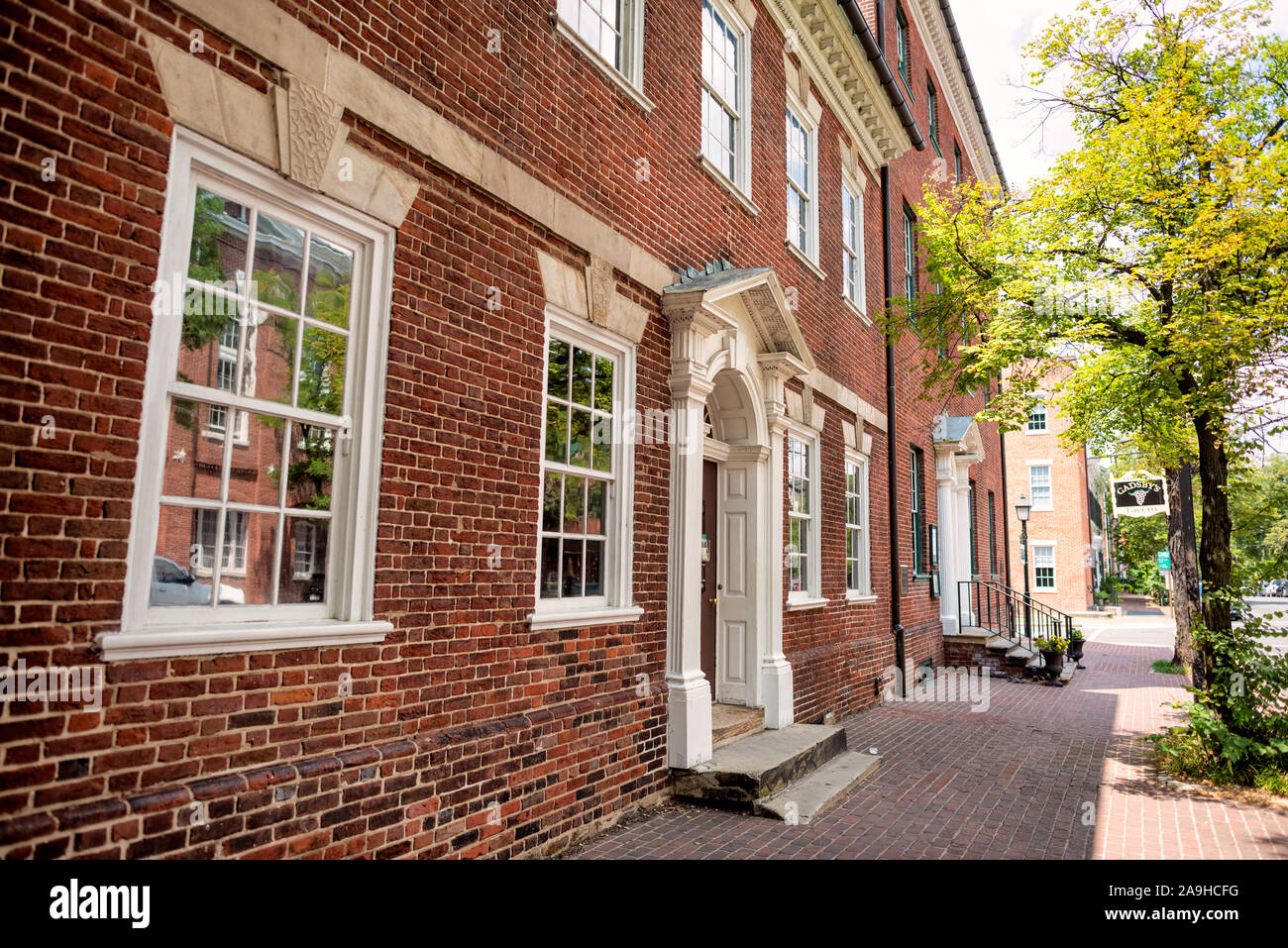 VIEILLE VILLE, Alexandria, va - Gadsby's Tavern est une taverne historique de la vieille ville, Alexandria, va, qui a été convertie en un musée, restaurant et espace événementiel. Il date de la fin du XVIIIe siècle et est désigné comme un site historique national. Banque D'Images