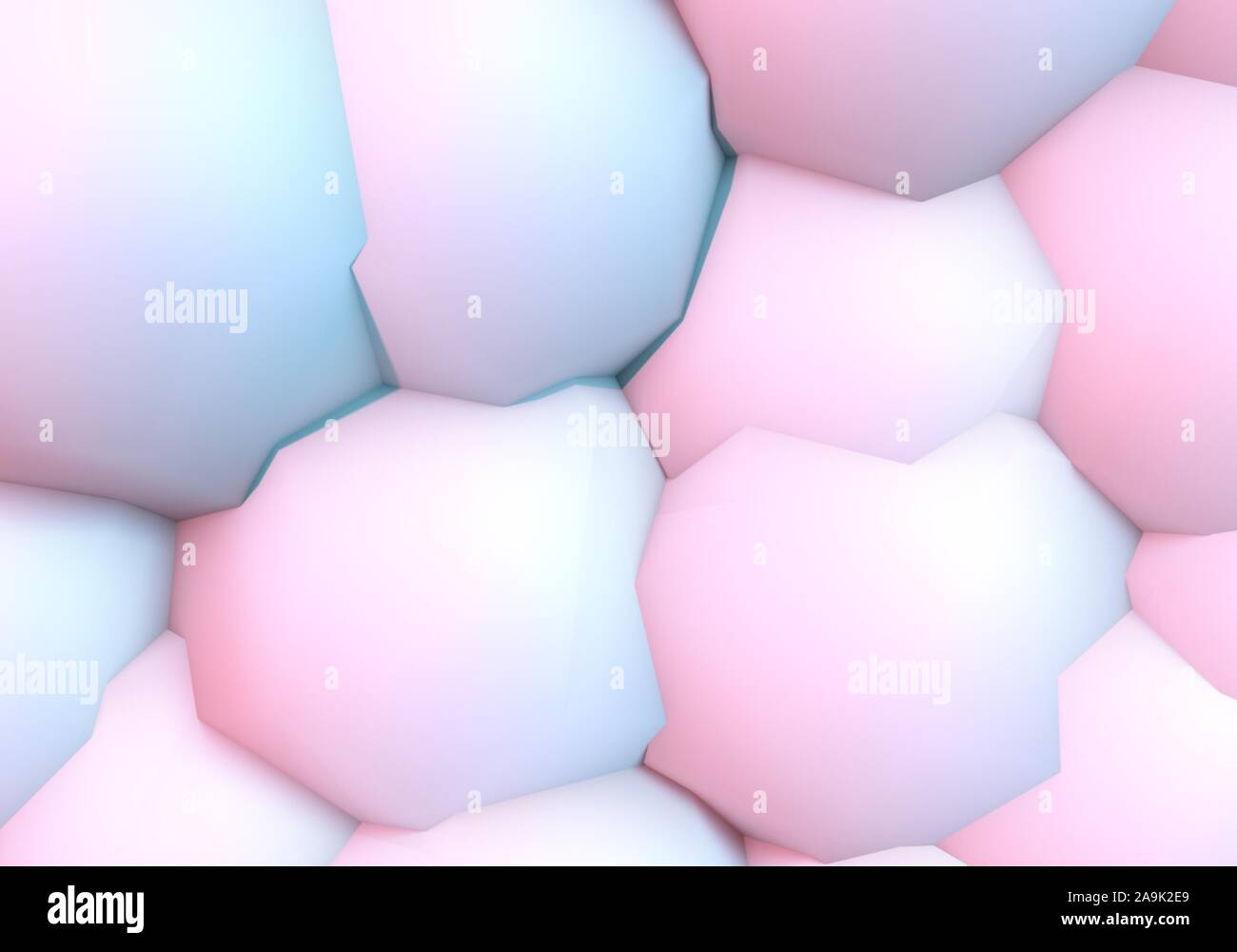 Résumé fond avec des formes en 3d et des couleurs éclatantes Banque D'Images