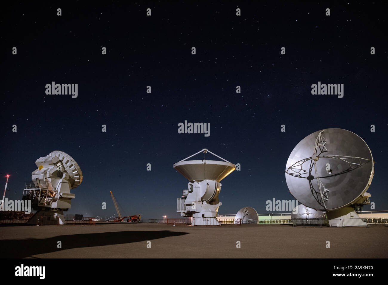 Radio Alma Observatory dans le désert d'Atacama, Chili Banque D'Images