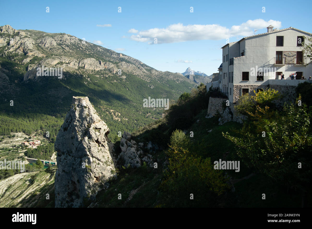 Guadalest en espagne Banque D'Images