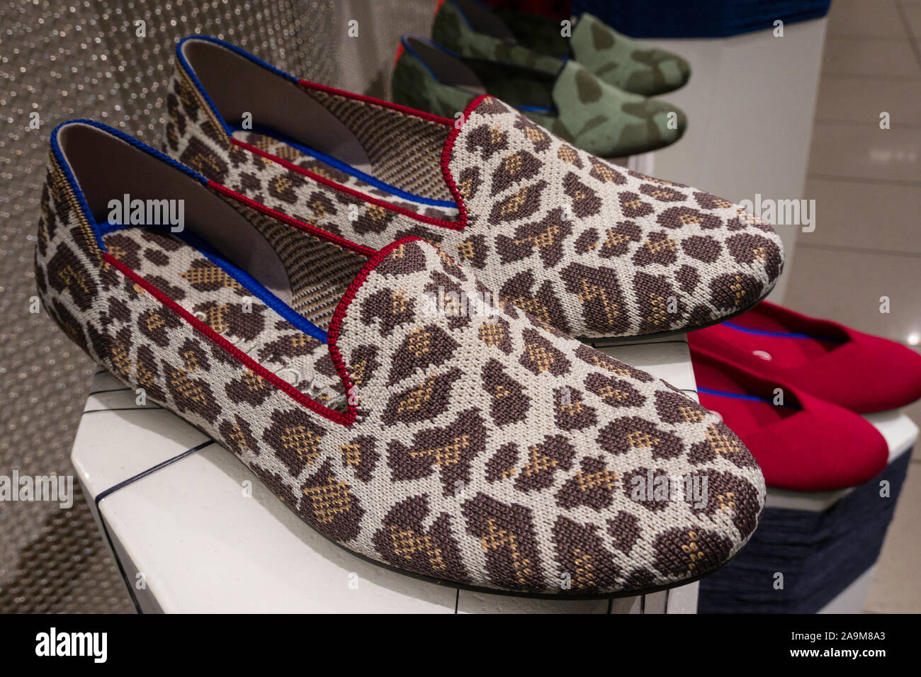 Rothy chaussures l'affichage à l'Nordstrom flagship store à New York City, USA Banque D'Images